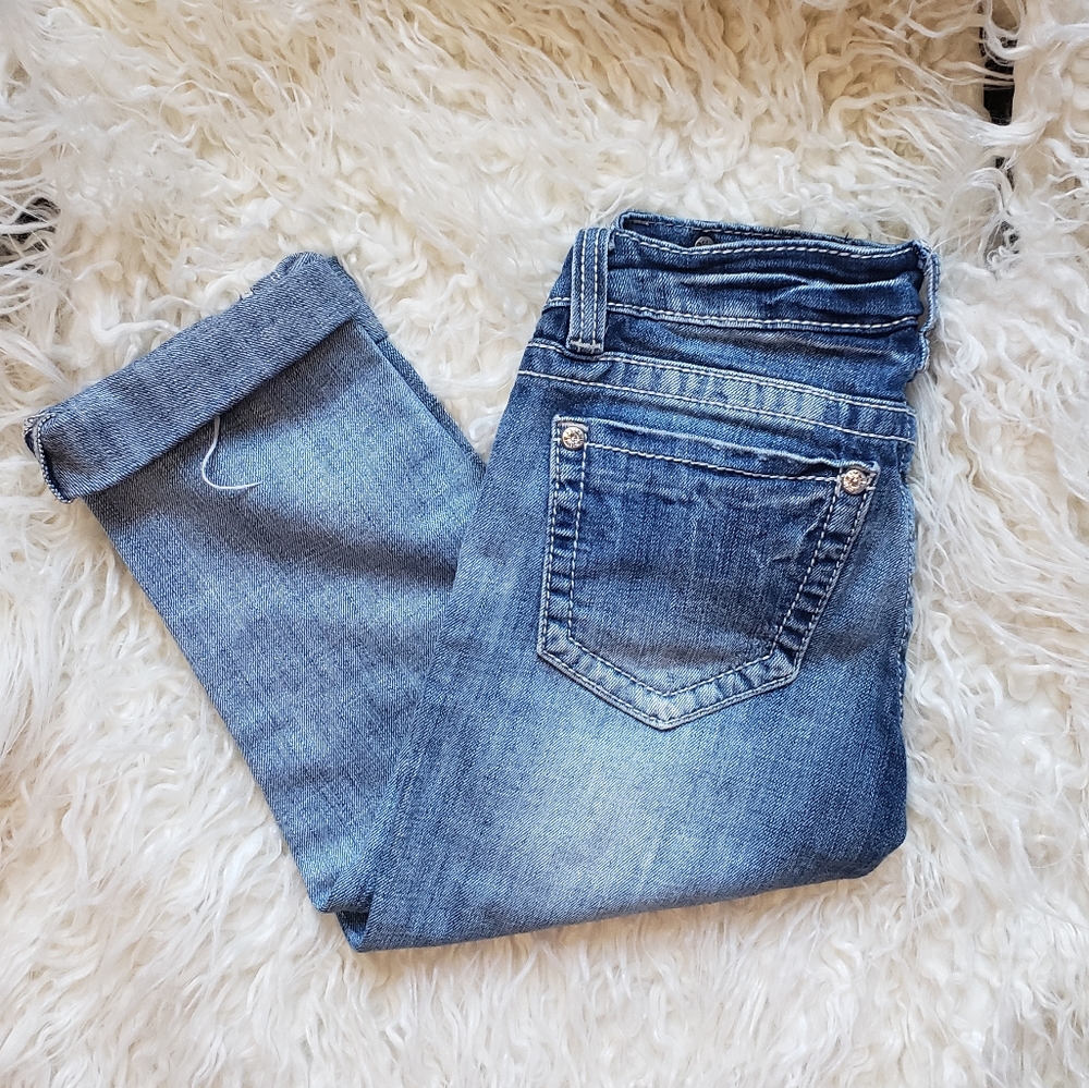 Miss Me Cropped Skinny Jeans